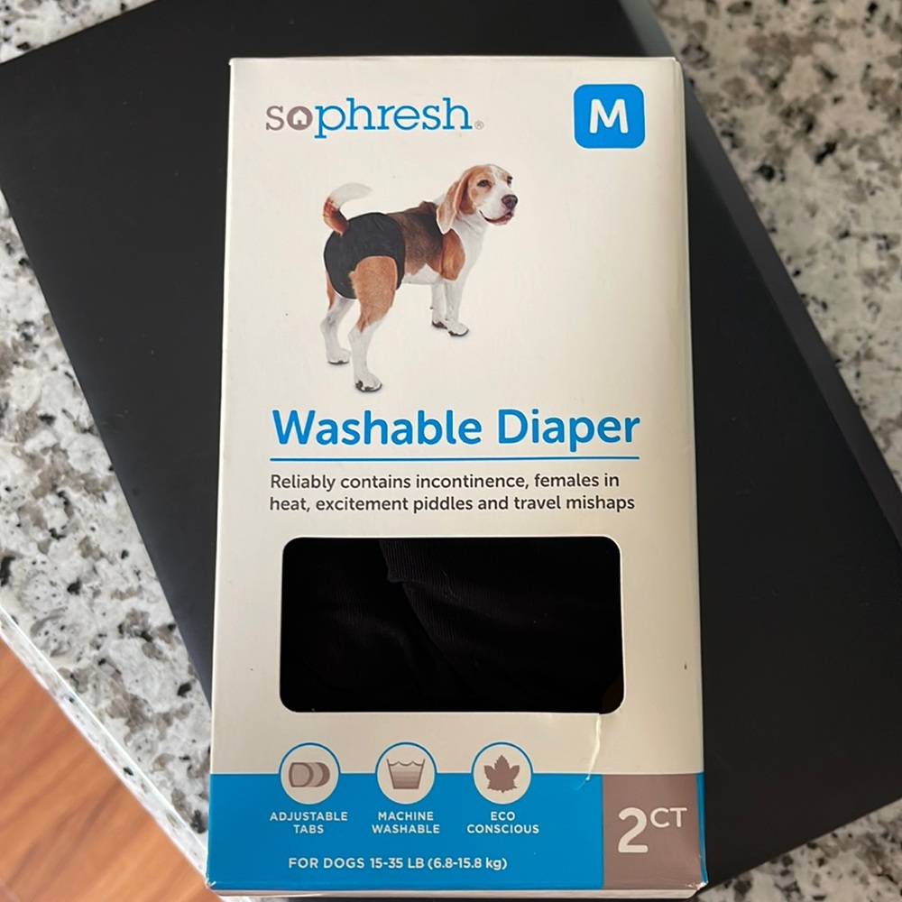 Sophresh Washable Diaper Medium 2ct